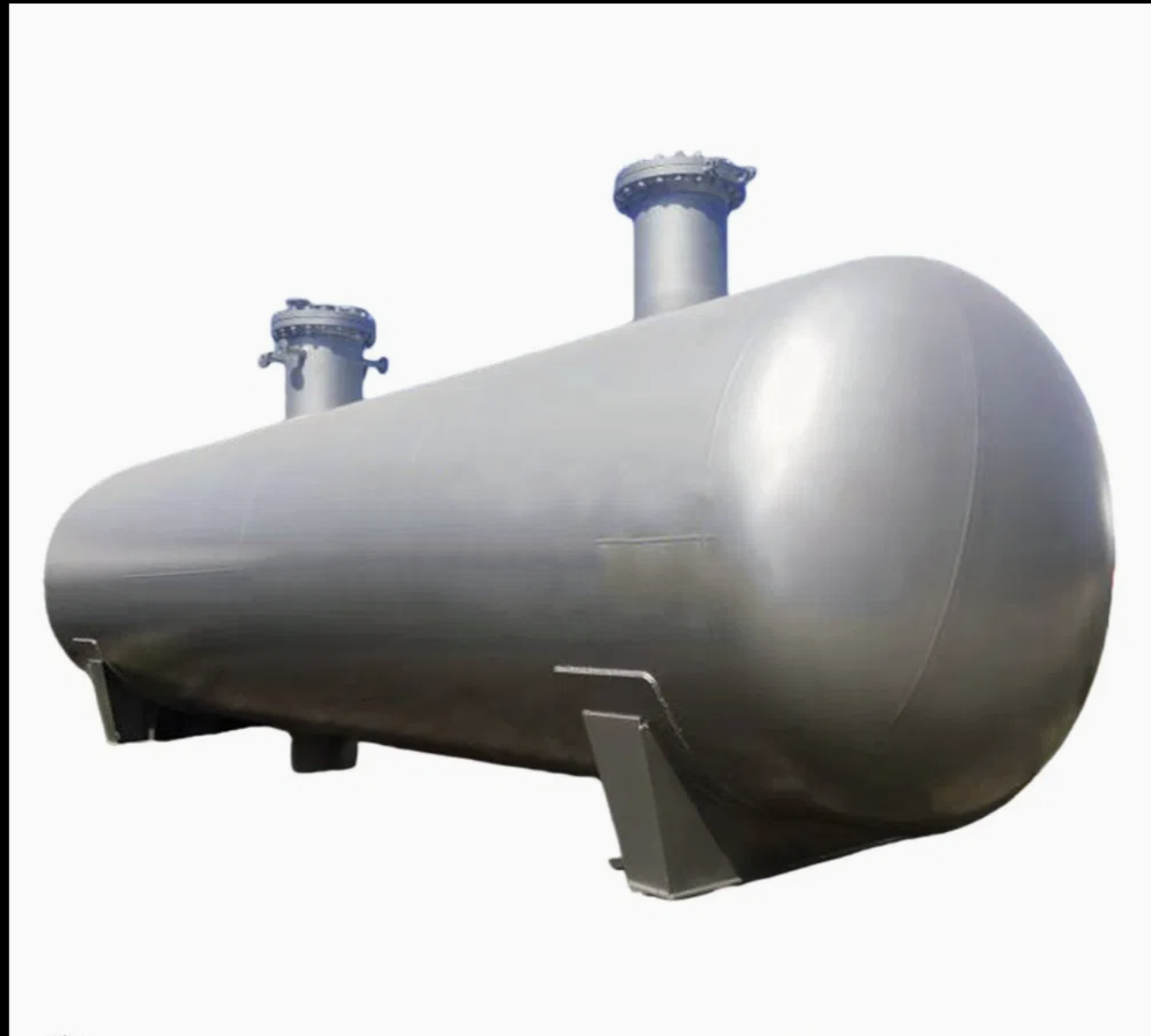 50tons 120cbm ASME Standard Above Ground Horizontal Gas LPG Pressure Storage Tank Industrial Use
