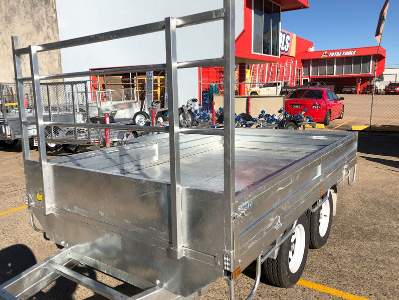 10×6.3 Flat Top / Flat Bed Trailer For Sale (2800KG ATM)