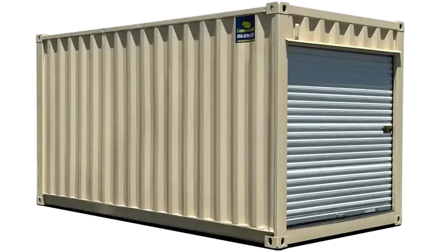 16ft Refurbished Storage Container with Roll-Up Door