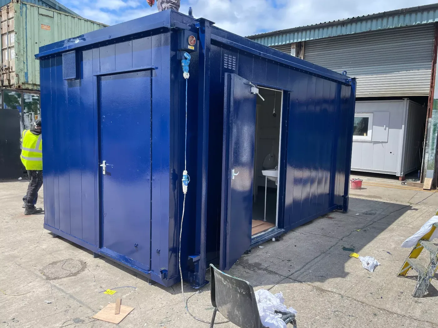 16ft x 9ft 3 + 1 Toilet Block Shipping Container