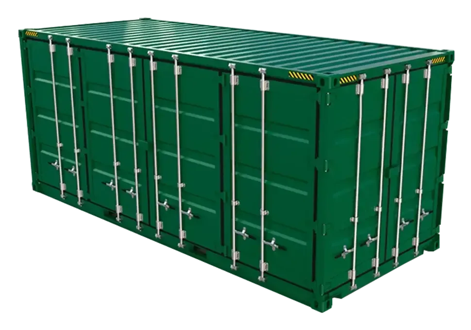 20 Ft Open Side Containers