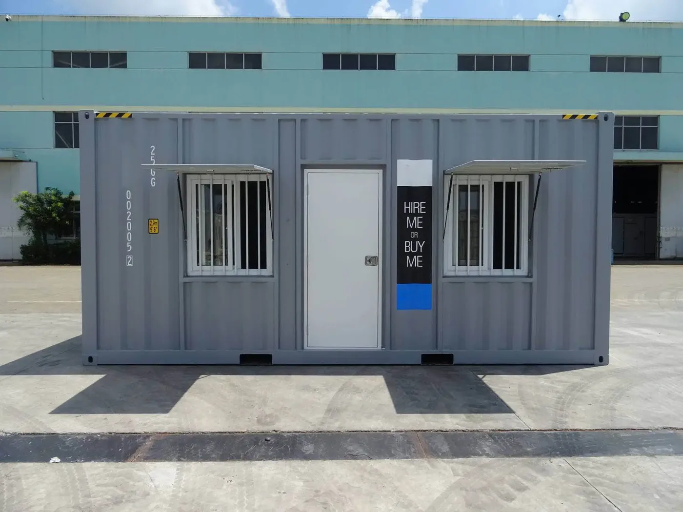 20′ High Cube Office Container with Kitchenette and Internal Conduit