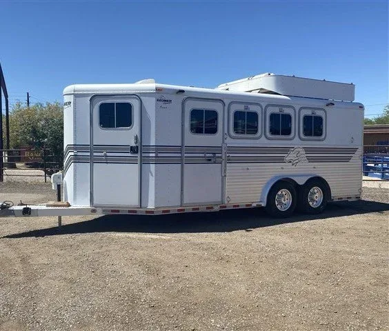 2000 Morgan Built 3 Horse Bumper Pull Horse Trailer