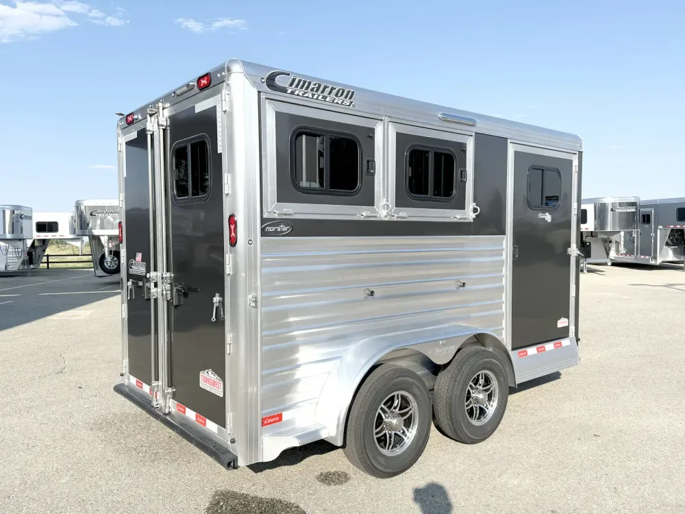 2026 Cimarron Norstar 2HBP Horse Trailer