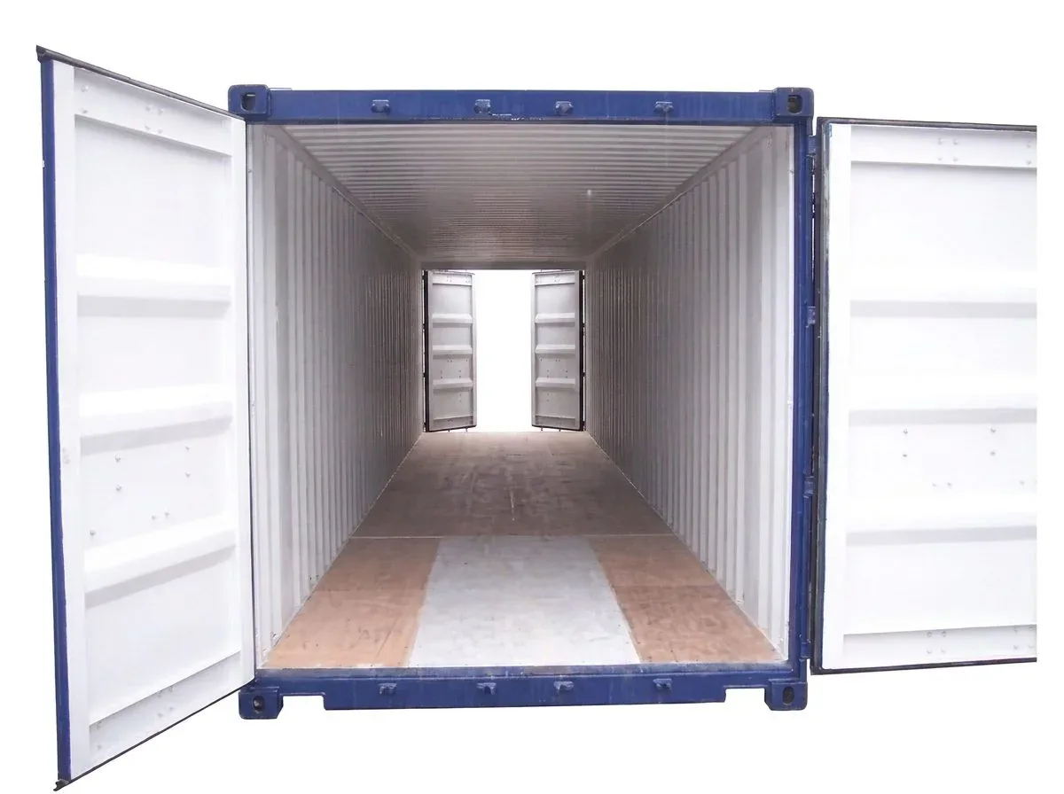 40ft High Cube Double Door Container – One-Trip – Blue