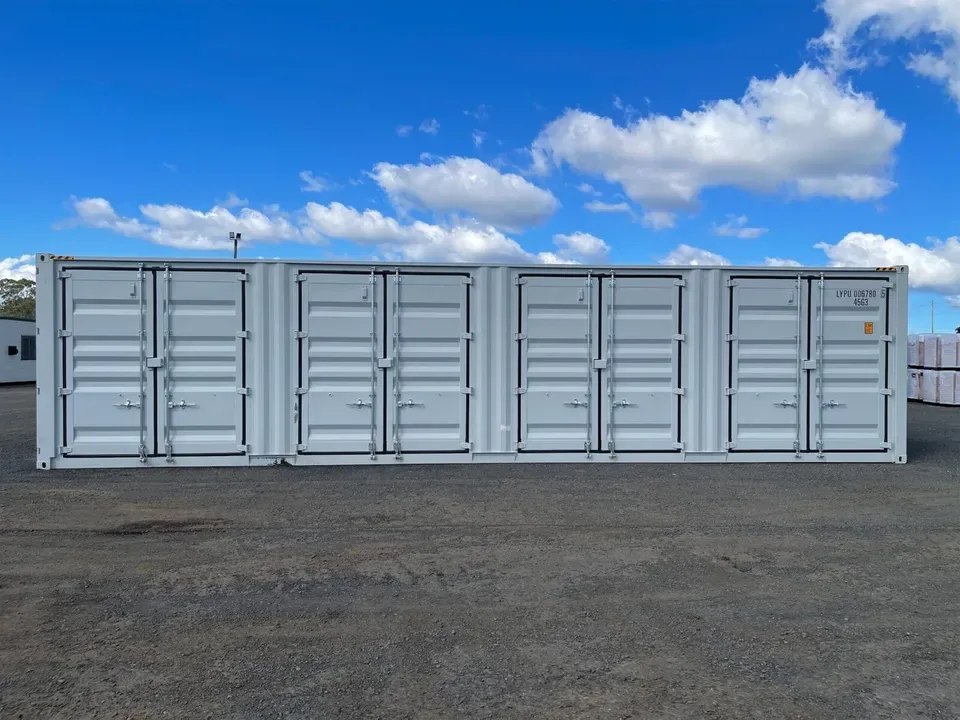 40FT High Cube Storage Shipping Container Conex w/4 Open Side Door