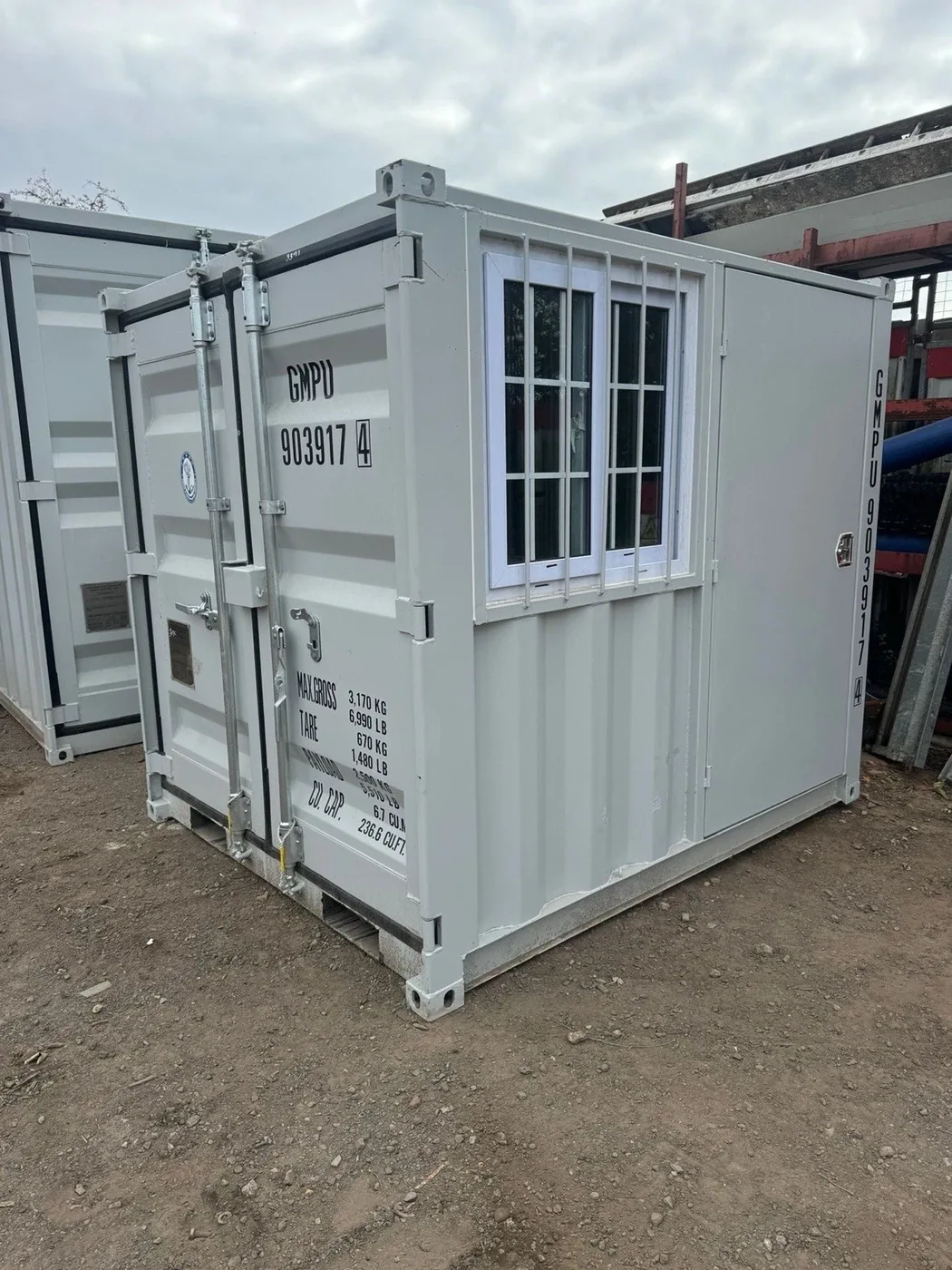 7ft Container With Window And Door – Brand New