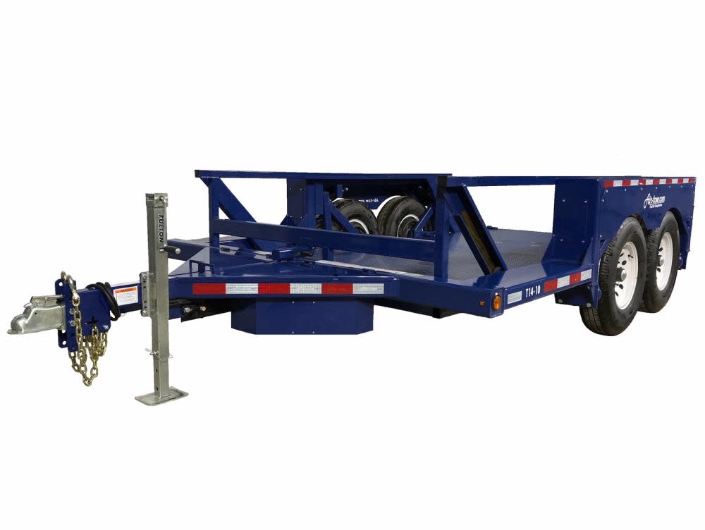 Air-Tow Trailers 14' x 6' 3in Drop Deck Flatbed Trailer - 10000 lb. Cap