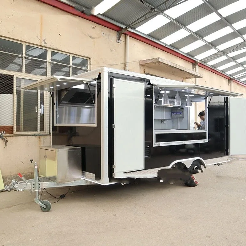Commercial Food Van Concession Street Mobile Food Truck Cart Fast Food Trailer