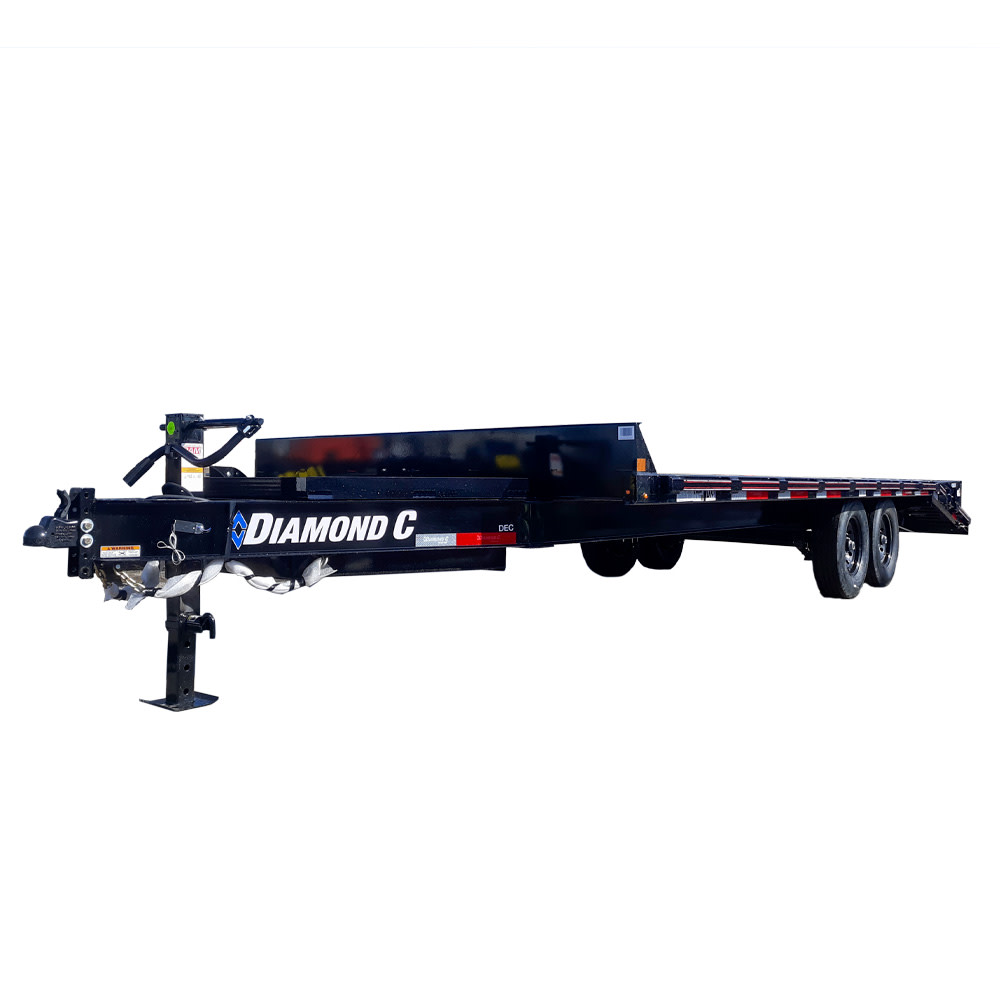 Diamond C 22 Ft. x 102 In. Heavy Duty Deck Over Equipment Trailer with Max Ramps