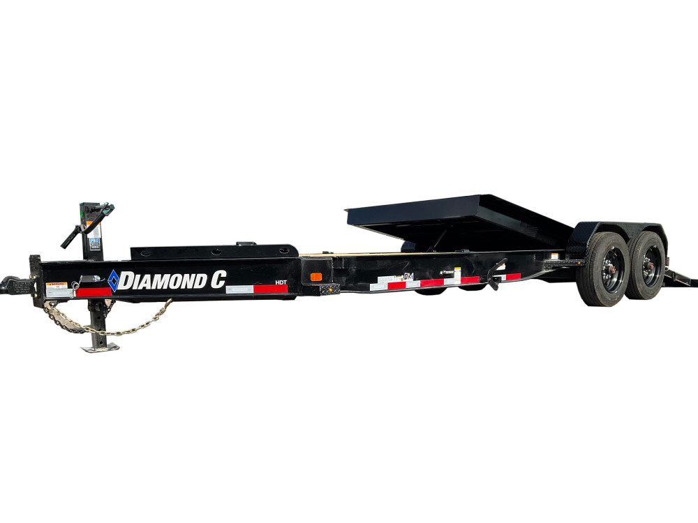Diamond C HDT208L 22 Ft. x 80 In. 18000 Lbs Tandem Axle Low-Profile Tilt-Bed Trailer