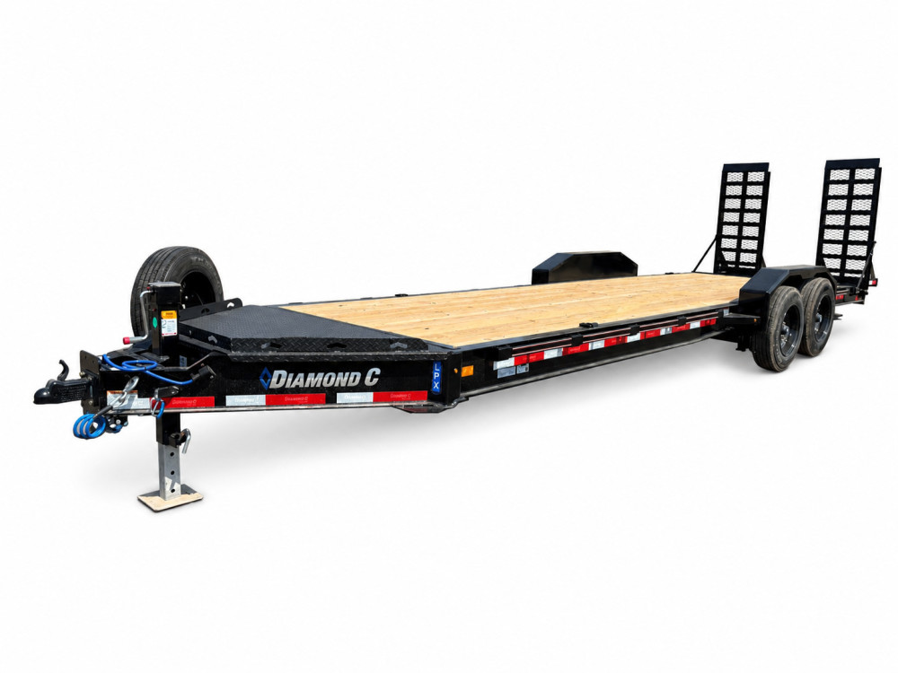 Diamond C LPX 24 Ft x 80 Inch Extreme Duty Tandem Axle Flatbed Equipment Trailer