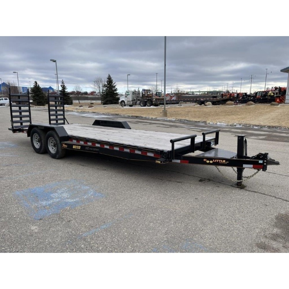 Doolittle Trailer Mfg XT8222A207 22ft Bed Length Tandem Axle Equipment Trailer
