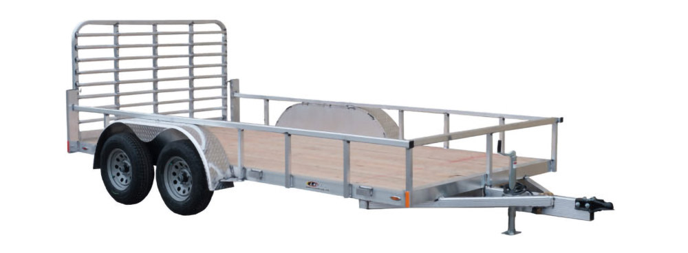 Legend Premium Trailers 14ft Open Deluxe Aluminum Utility Trailer