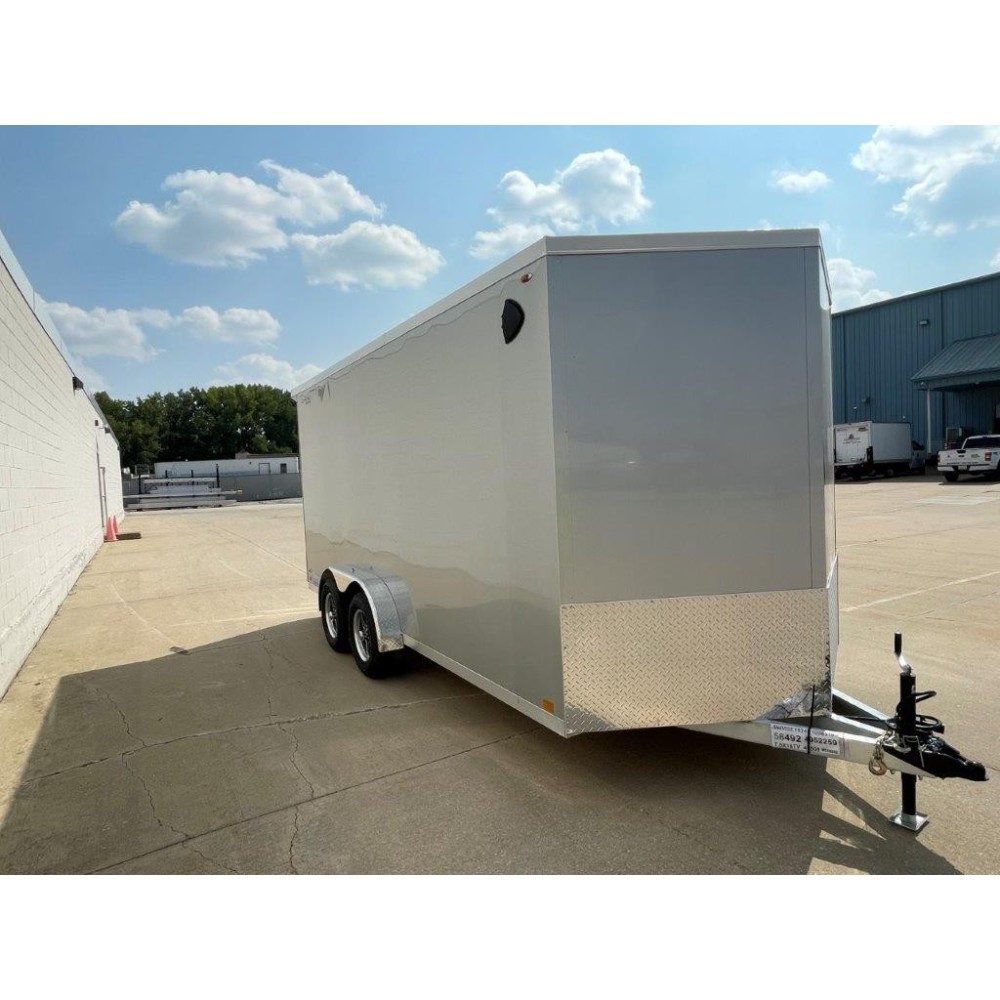 Legend Premium Trailers 18ft Legend TV Thunder V-Nose Aluminum Tandem Axle Enclosed Trailer