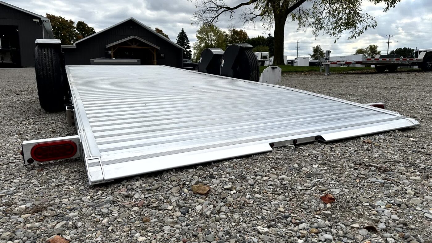 NEW 2026 Timpte 1020 EZ Load | Car Trailer 10,000 GVWR 19’6″ ft Deck Dropping Axles