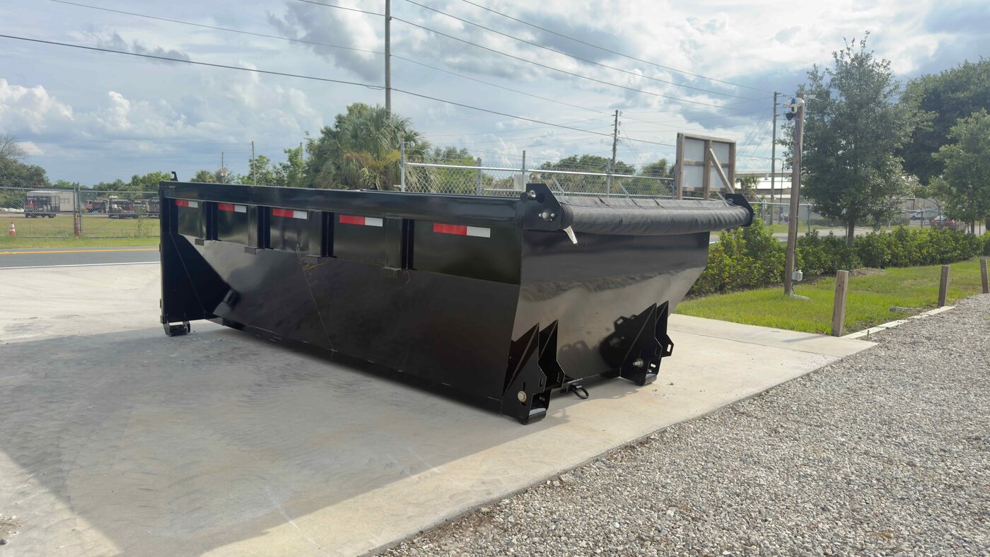 New 7×14 Steel Pines Cargo, LLC Roll Off Trailer