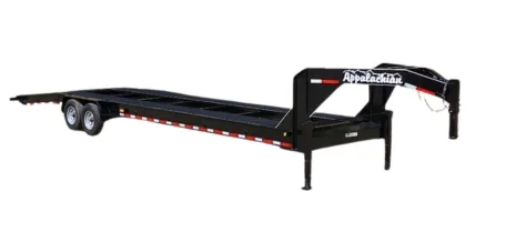 OPEN CENTER GOOSENECK TWO CAR HAULER TRAILER Professional Series – GVWR 15,000 lb.