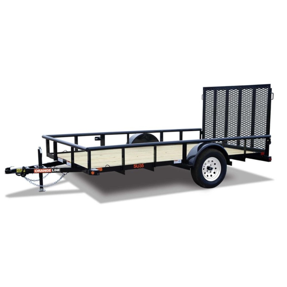 Orangeline Utility Trailer 77in x 14' Tandem Single Axle