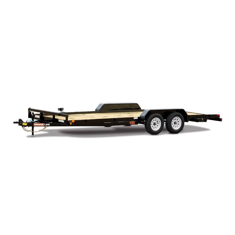 Orangeline Utility Trailer 83in x 20' Tractor Hauler Pipe Top